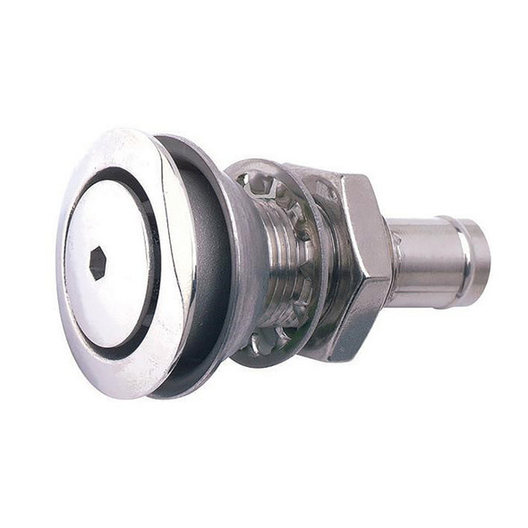 Attwood Marine 66031-3 Stainless Steel Flush Mount Fuel Vent - Straight Design