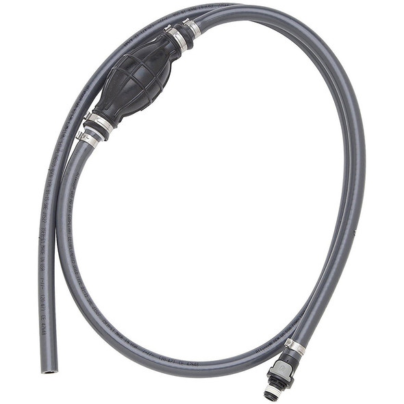 Attwood Marine Universal Fuel Line Kit - 3/8 inch Diameter, 6 Feet Length with Sprayless Connectors