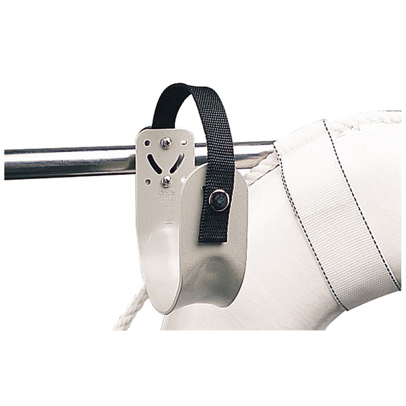 Sea-Dog Rail Mount Ring Buoy Bracket with Marine Grade Aluminum - Part 327130-1