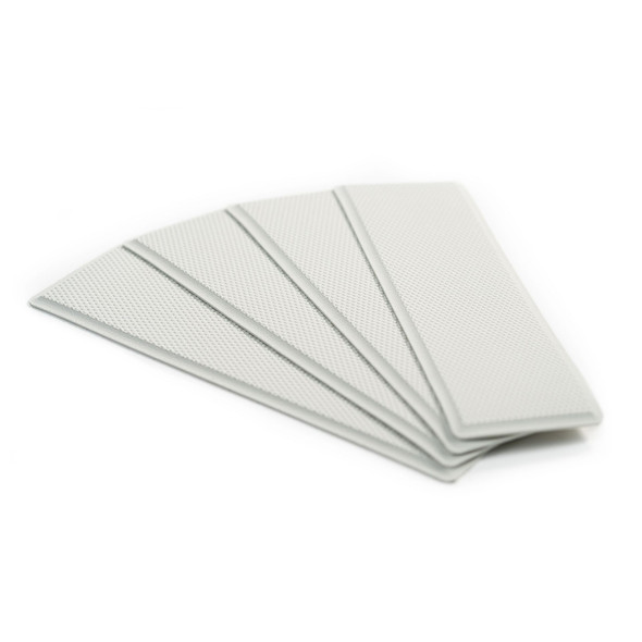 SeaDek Embossed 4-Piece Step Kit in Cool Grey - Non-Slip Traction for Trailers and Boats