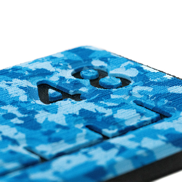SeaDek 48 Routed Ruler - 6mm Brushed Texture in Aqua Camo and Black