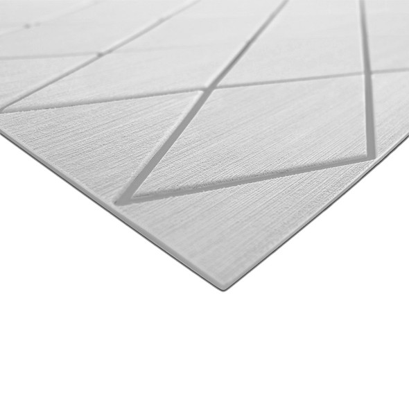 SeaDek 40" x 80" Two-Color Diamond Full Sheet - Brushed Texture in Cool Grey and Storm Grey