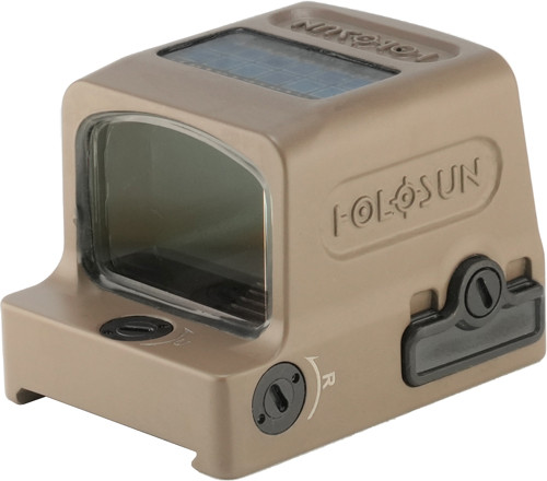 Holosun HE509TRDX2FDE Enclosed Red Multi Reticle Holographic Sight with Titanium Body