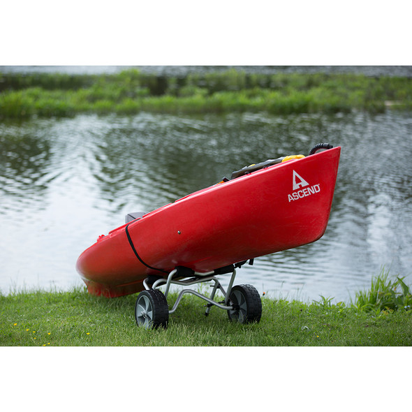 Attwood Marine Collapsible Kayak & Canoe Carrying Cart with Premium Wheels