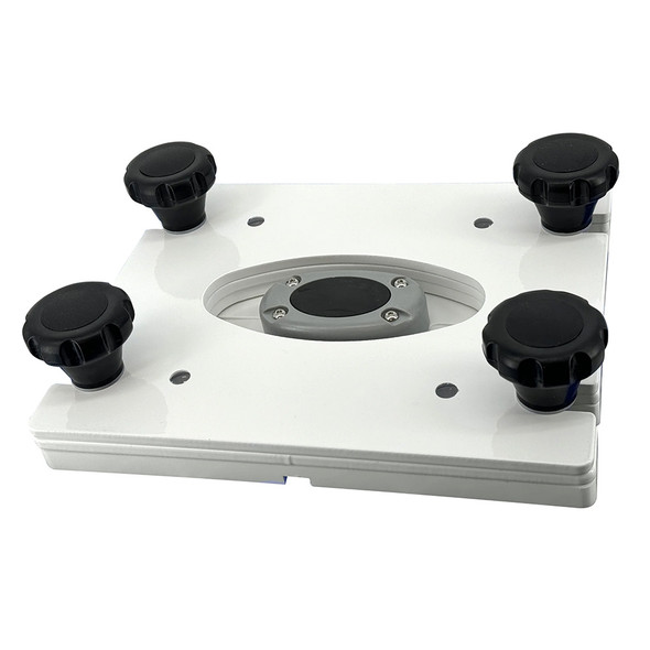 Seaview Removable Pedestal Base with 7x7 Plate - White