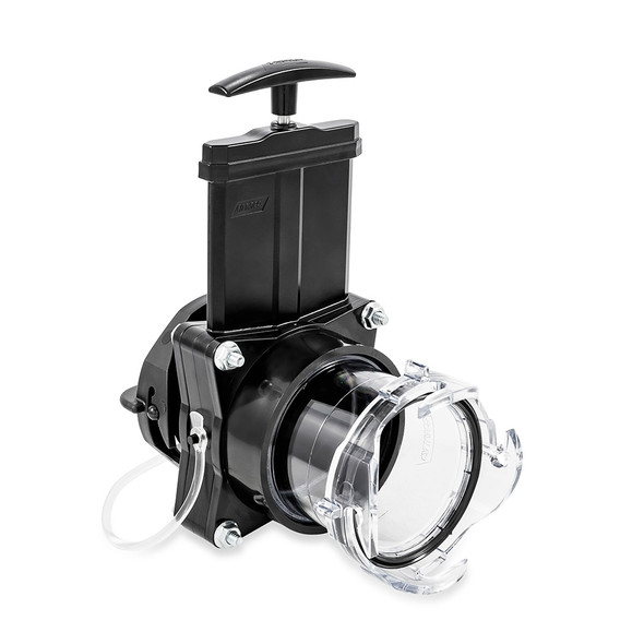 Camco 3-Inch Gate Valve with 3.5-Inch Clear Extension and Cap for RV Sewer Systems