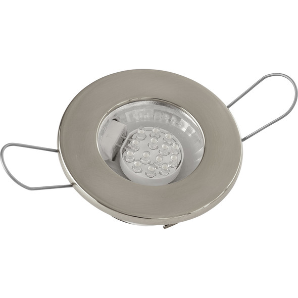 Sea-Dog LED Overhead Light with Brushed Finish, 60 Lumens, Clear Lens, Part Number 404230-3