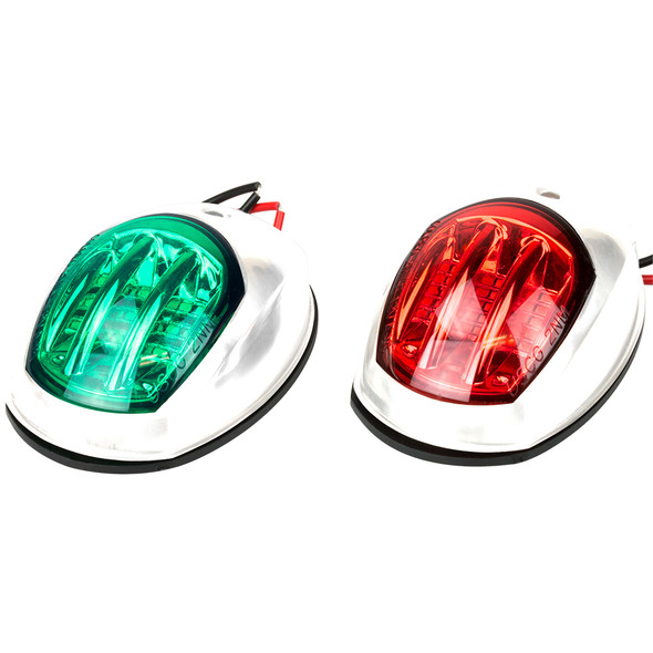 Sea-Dog White LED Navigation Lights - Port & Starboard, USCG Approved 2 Nautical Miles