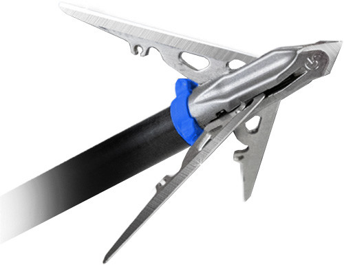 G5 Outdoors Megameat XBOW Mechanical Broadhead - 2 Inch Cut, 100 Grain, Stainless Steel