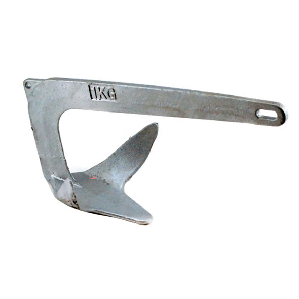 YakGear 2.2lb Bruce Anchor - Galvanized Steel Coastal Anchoring Solution