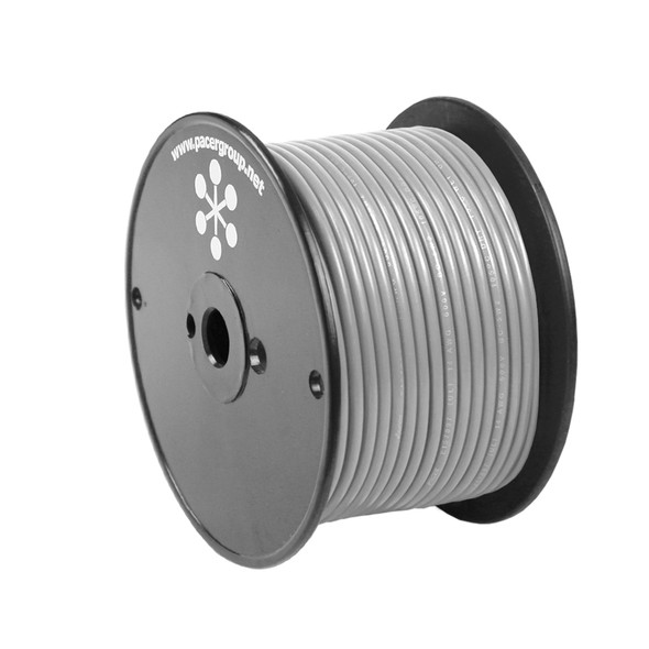Pacer Grey 10 AWG Marine Primary Wire - 100 Feet
