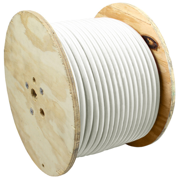 Pacer White 6 AWG Marine Battery Cable - 500 Feet