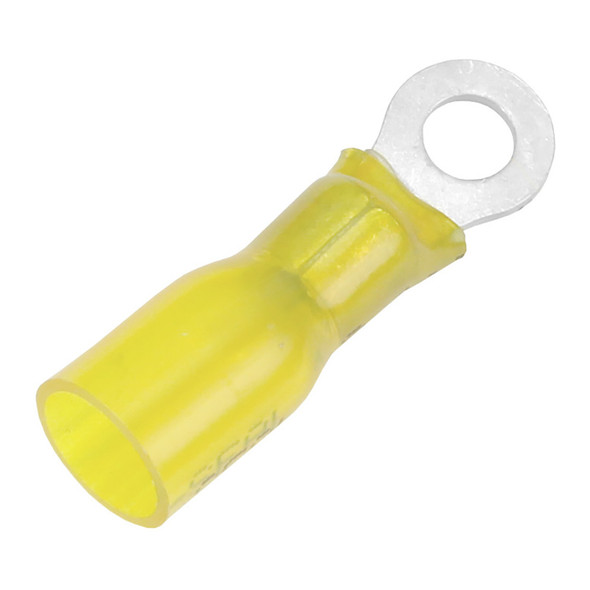 Pacer 12-10 AWG Heat Shrink Ring Terminal with #8 Stud - 25 Pack