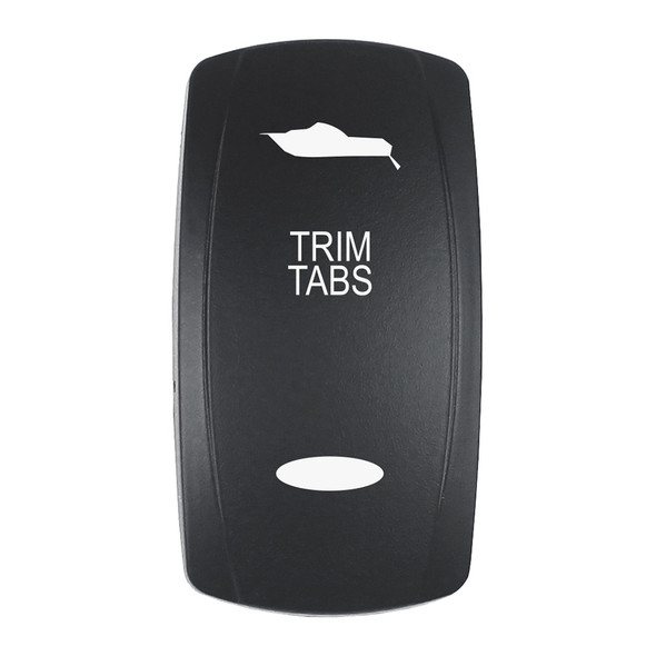 Pacer EV2LE-TRM Trim Tabs Actuator for V Series Contura Switches with Laser-Etched Black Finish