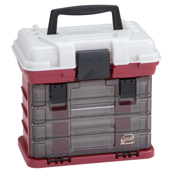 Plano 4-By Rack System 3500 in Red Metallic and Silver