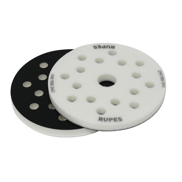RUPES Foam Interface Pad 125mm with 8+8+1 Holes, 12mm Thickness, 2-Pack