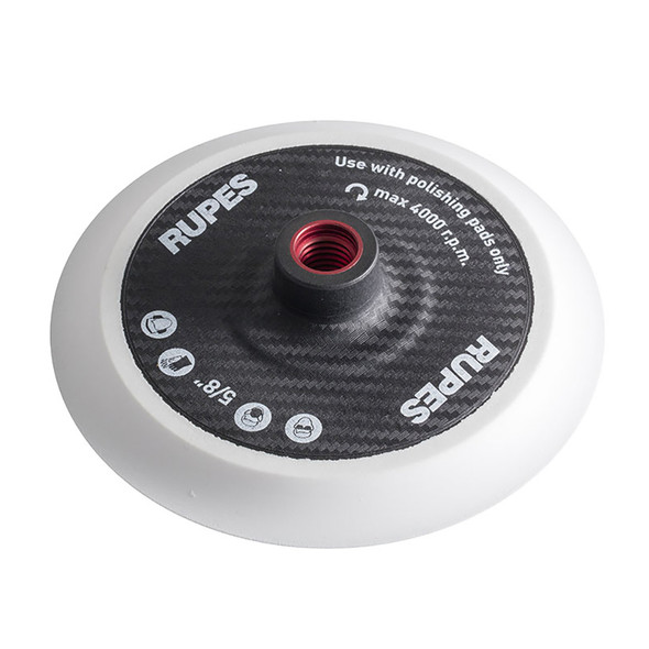 RUPES Backing Pad 150mm/6-Inch Velcro with 5/8 Inch Female Thread for Rotary Polishers