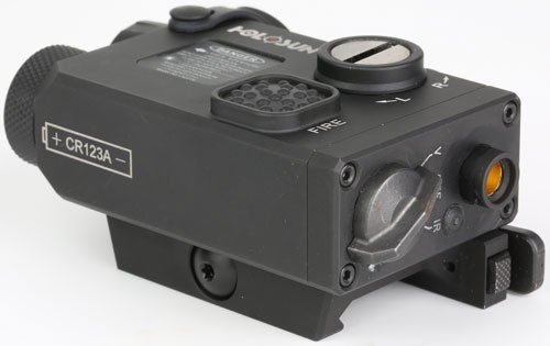 Holosun 221 Green & IR Dual Laser Sight with Coaxial Lasers and Night Vision Compatibility