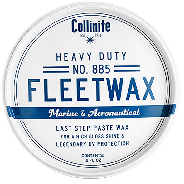 Collinite 885 Heavy Duty Fleetwax Paste - 12oz for Long-Lasting Marine and Automotive Exterior Protection