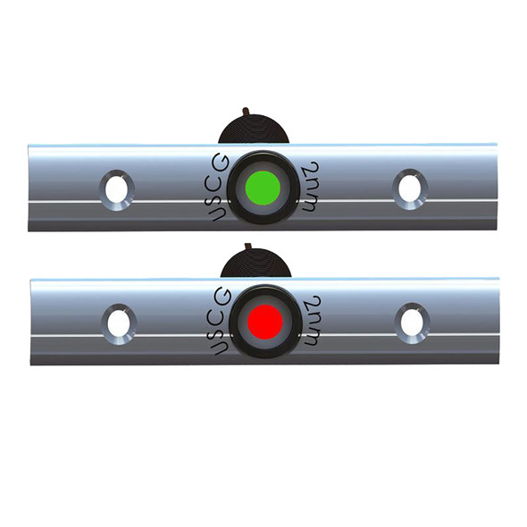 TACO Marine Rub Rail Mounted LED Navigation Light Set – 4 Inch with Deutsch Plug Port for Starboard and Port Side