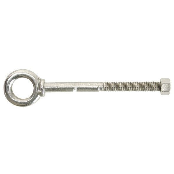 Whitecap S-1525C Eye Bolt - 304 Stainless Steel, 3-3/8" Length with 1/2" Eye and 1/4" Thread