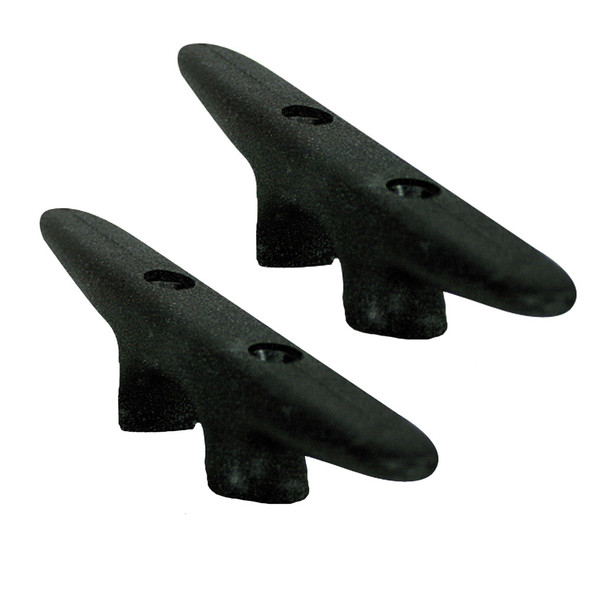 Whitecap Black Nylon Cleat Pair - 6 Inch, Model 3421BP