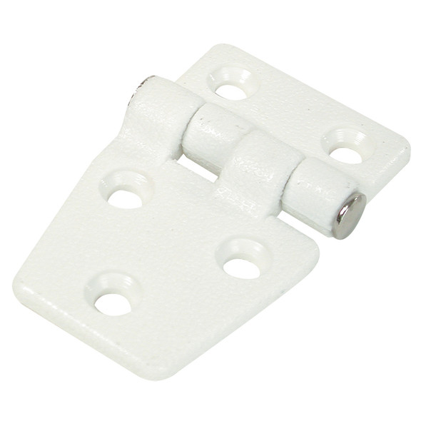 Whitecap Shortside Door Hinge - White Nylon, 1-3/8" x 2-1/4" - Part #S-3033