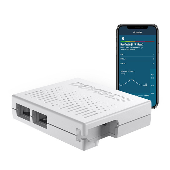 Davis Instruments AirLink Air Quality Monitor Part 7210 for Indoor and Outdoor Use