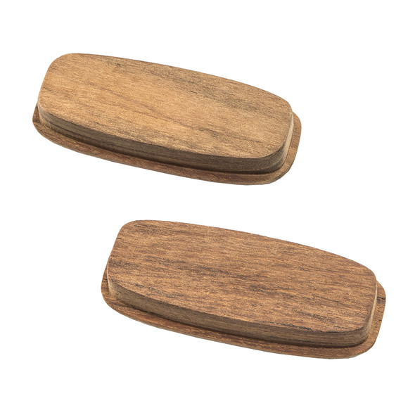 Whitecap 60135-A Rectangular Drawer Pull - 3-1/4 Inch Length, Recess Mount, 2-Pack