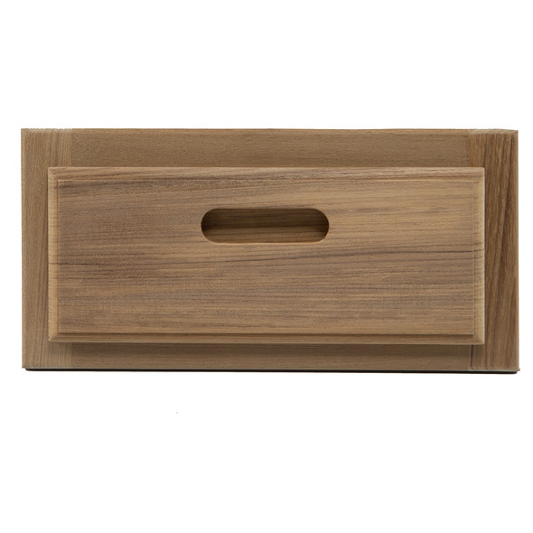 Whitecap Teak Drawer and Door Front & Frame - 12 inch Wide x 6 inch High