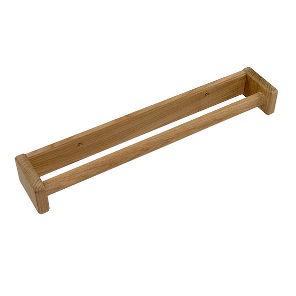Whitecap Teak Towel Rack - 16 Inch Wall-Mount Storage Solution