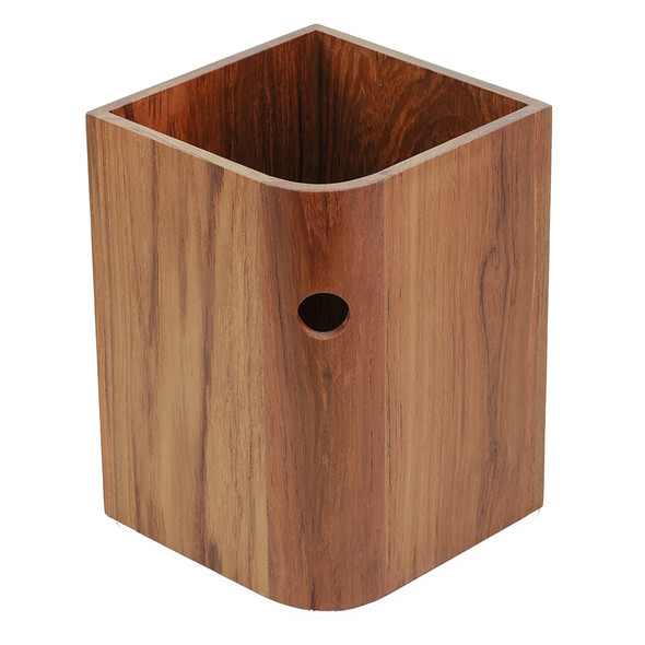 Whitecap EKA Collection Waste Basket - Teak for Bathroom and Spa