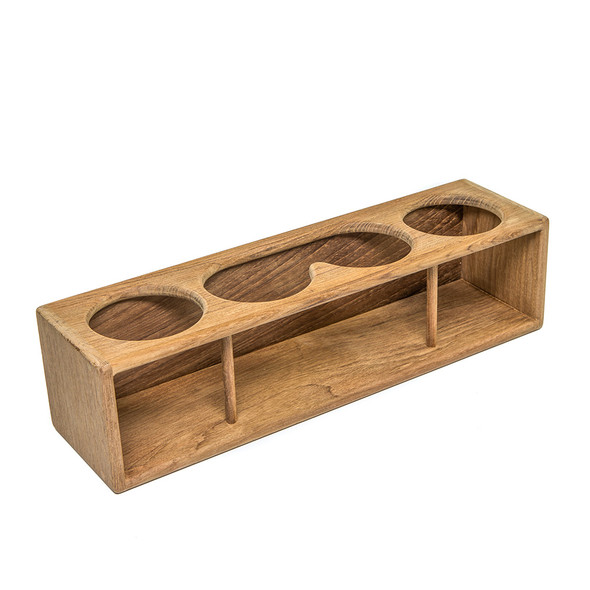 Whitecap Four Drink/Binocular Rack in Teak - Part Number 62632
