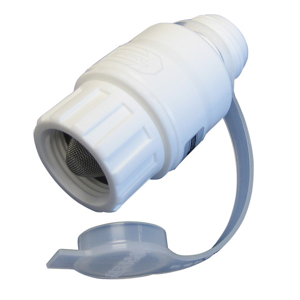 Jabsco In-Line Water Pressure Regulator 45 PSI - White, Part #44411-0045