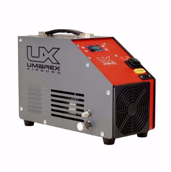 UMAREX USA Readyair II Airgun Compressor - Portable Digital Air Compressor in Black and Red