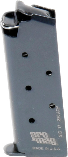 Pro Mag SIG P238 Magazine – 6-Round Blued Steel Magazine for .380 Auto Pistols