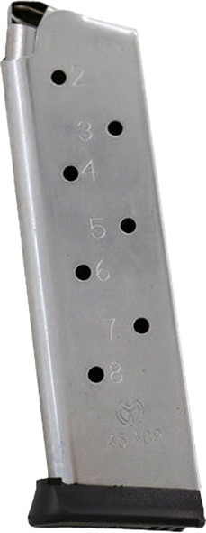 Metalform Magazines 1911 Government .45 ACP 8-Round Stainless Steel Magazine