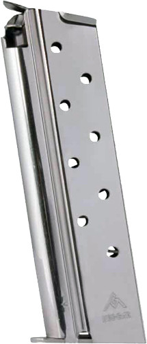 Iver Johnson 1911 Magazine in Nickel Plated Stainless Steel - IJ1911NF10MAG