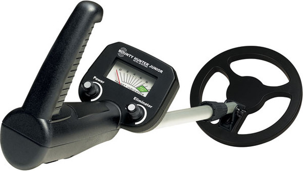 Bounty Hunter Junior Metal Detector - Compact, Lightweight Design with Discrimination Control