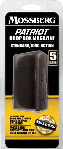 Mossberg Patriot Magazine Part Number 95039 – 4-Round Synthetic Black Magazine for 6.5 PRC Centerfire Rifle