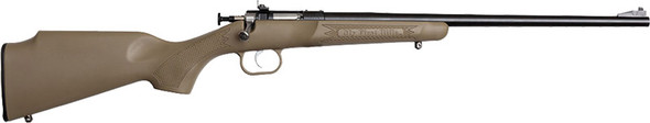 Crickett Rifle G2 22LR - Youth Sporting Rifle with Synthetic Tan Stock and Blued Finish