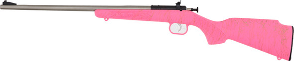 Crickett G2 22LR Pink Youth Sporting Rifle with Stainless Finish and Sights
