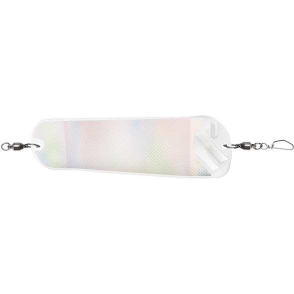 Luhr-Jensen Money Roll Flasher 8-1/4 inch Pearl Blue Skeleton