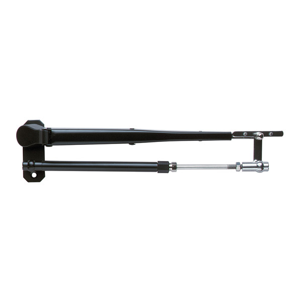 Marinco Deluxe Black Stainless Steel Pantographic Wiper Arm - Adjustable 12 to 17 Inches