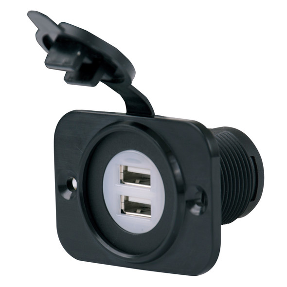 Marinco SeaLink Deluxe Dual USB Charger Receptacle Part 12VDUSB