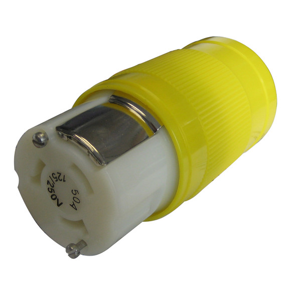 Marinco 50A 125/250V Locking Connector (Part #6364CRN)