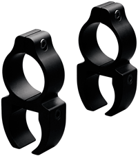 Leupold Rifleman 1-Inch See-Through Detachable Ringmounts, Matte Black (Part #57323)