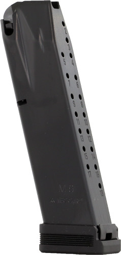 Mec-Gar Magazines Beretta 92FS 20-Round 9mm Luger Steel Magazine with Black Anti-Friction Coating
