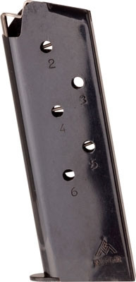 Taurus Magazine for 1911 Officer Model - 6 Rounds, Steel, Black Finish