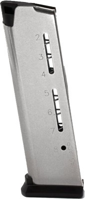 Wilson Combat 500 Magazine for 1911 Style Pistols in 45 ACP, 8-Round Stainless Steel Capacity